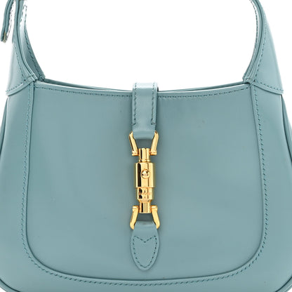 Gucci Boarded Dyana Lux Calfskin Mini Jackie 1961 Hobo Dusty Azure 8 of 12