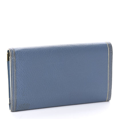 Louis Vuitton Suhali Porte Tresor International Wallet Blue 3 of 8