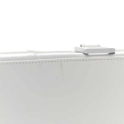 Balenciaga Shiny Box Calfskin Tonal B Small Hourglass Top Handle Bag White 12 of 12