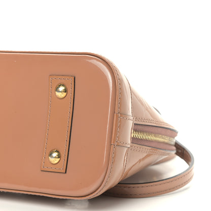 Louis Vuitton Vernis Alma BB Rose Velours 8 of 12