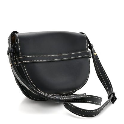 Loewe Grained Calfskin Small Gate Crossbody Bag Navy 3 of 10