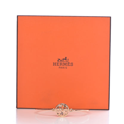 Hermes 18K Rose Gold Chaine D'Ancre Passerelle Bracelet 5 of 5