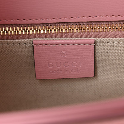 Gucci Azalea Calfskin Horsebit 1955 Shoulder Bag New Cherry Red Wild Rose 6 of 11