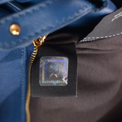 Fendi Nappa Mini Peekaboo Iconic Satchel Iris 10 of 11