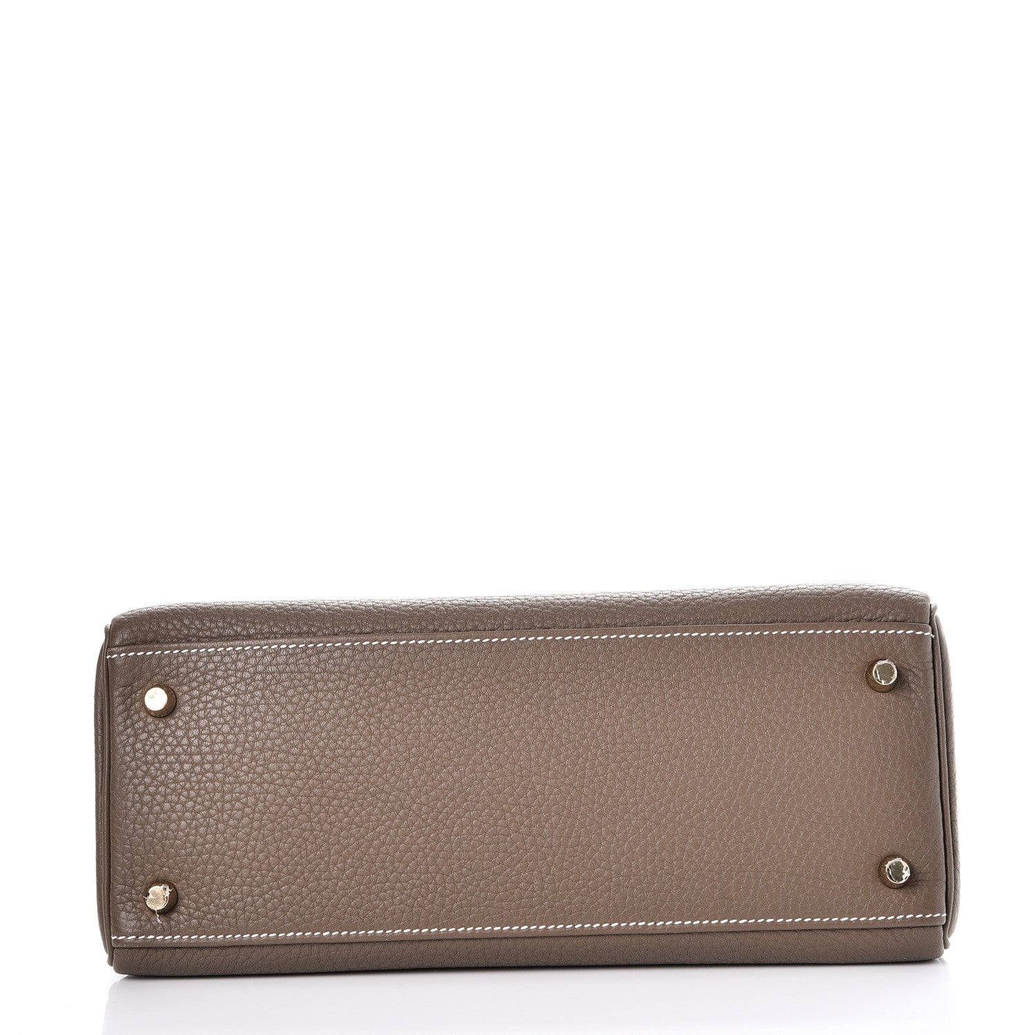 Hermes Taurillon Clemence Kelly Retourne 28 Etoupe 8 of 37