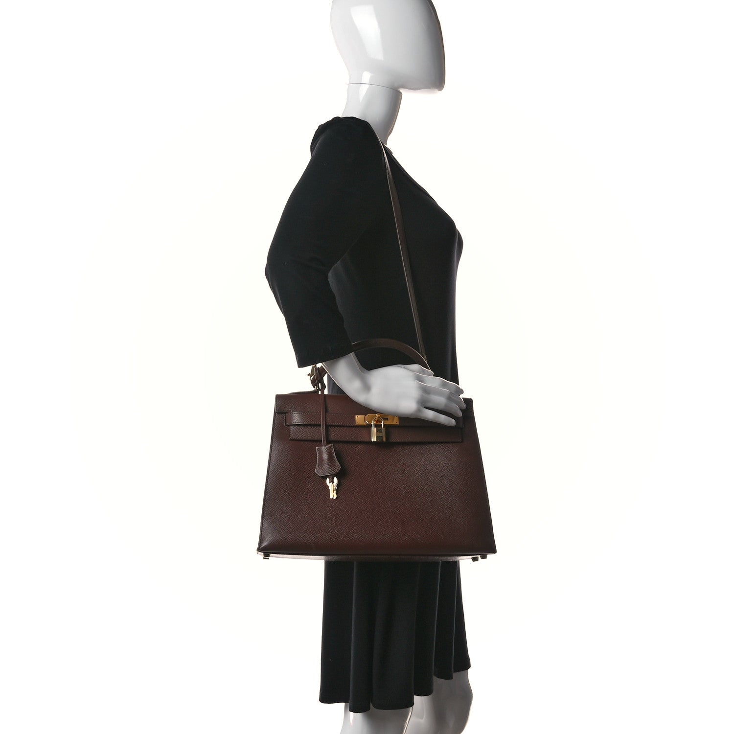 Hermes Courchevel Kelly Sellier 32 Noisette 2 of 48
