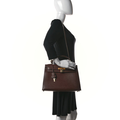 Hermes Courchevel Kelly Sellier 32 Noisette 2 of 48