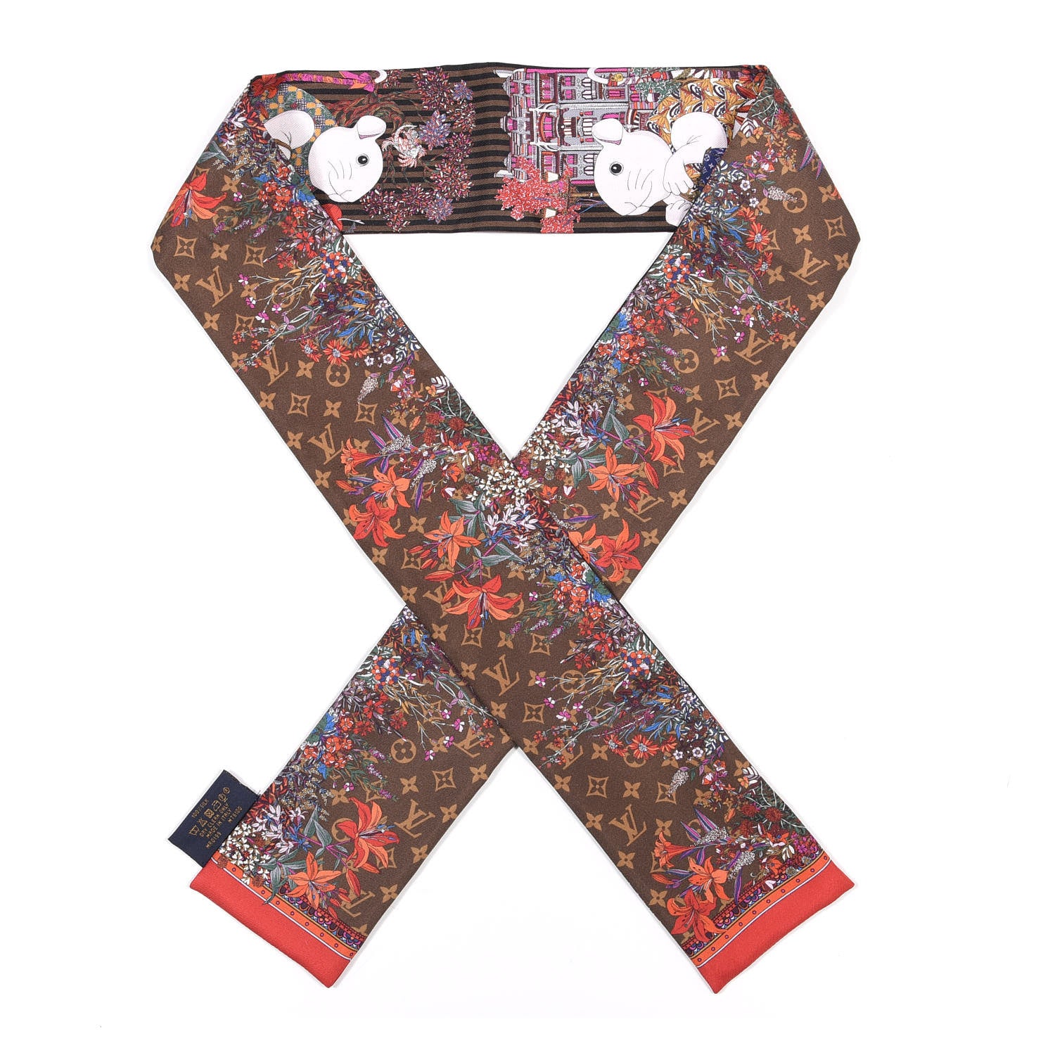 Louis Vuitton Silk Vuittonite Bandeau Ebene 1 of 6