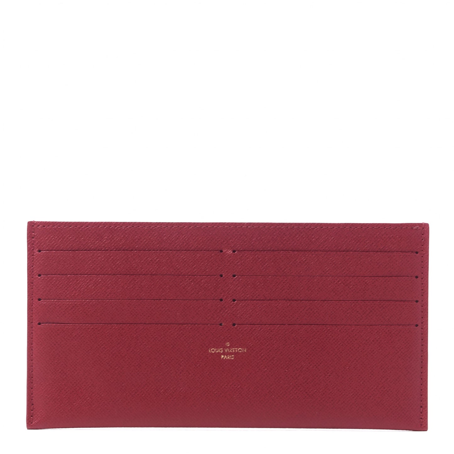 Calfskin Felicie Card Holder Insert Fuchsia