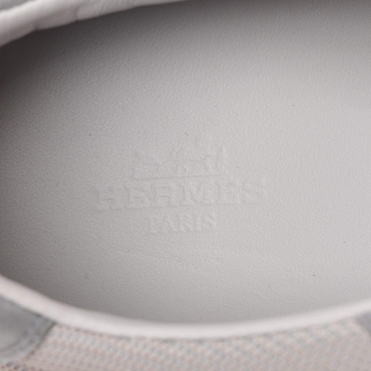 Hermes Epsom Technical Mesh Suede Mens Boomerang Sneakers 42 Gris 7 of 9