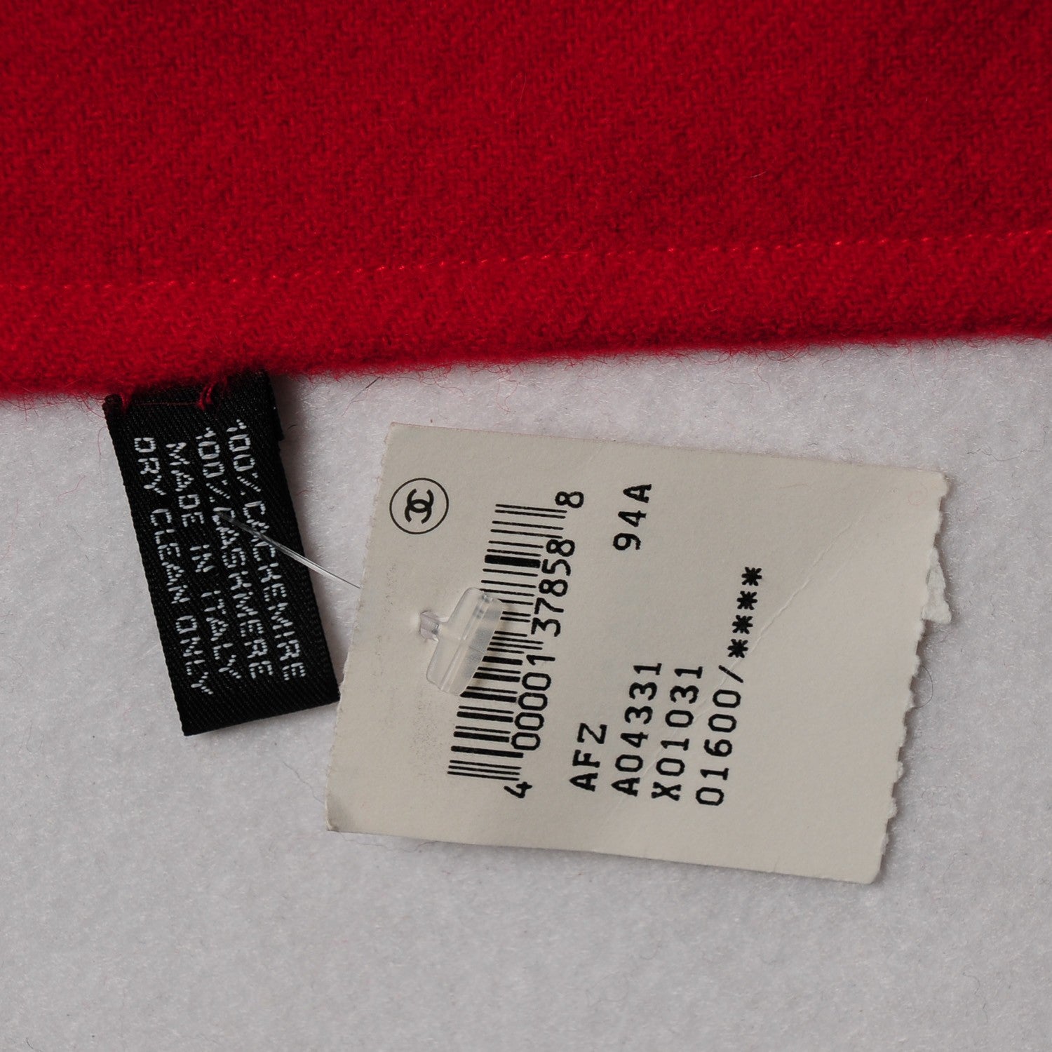 Chanel Cashmere American Flag Blanket 5 of 6