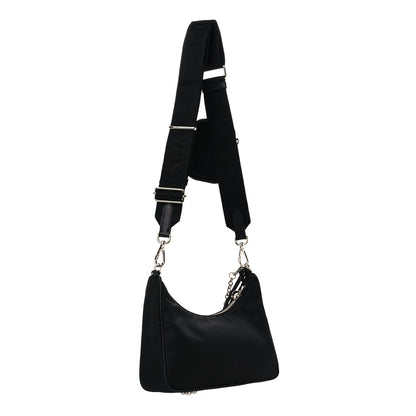 Prada Nylon Re-Edition 2005 Shoulder Bag Black 3 of 8