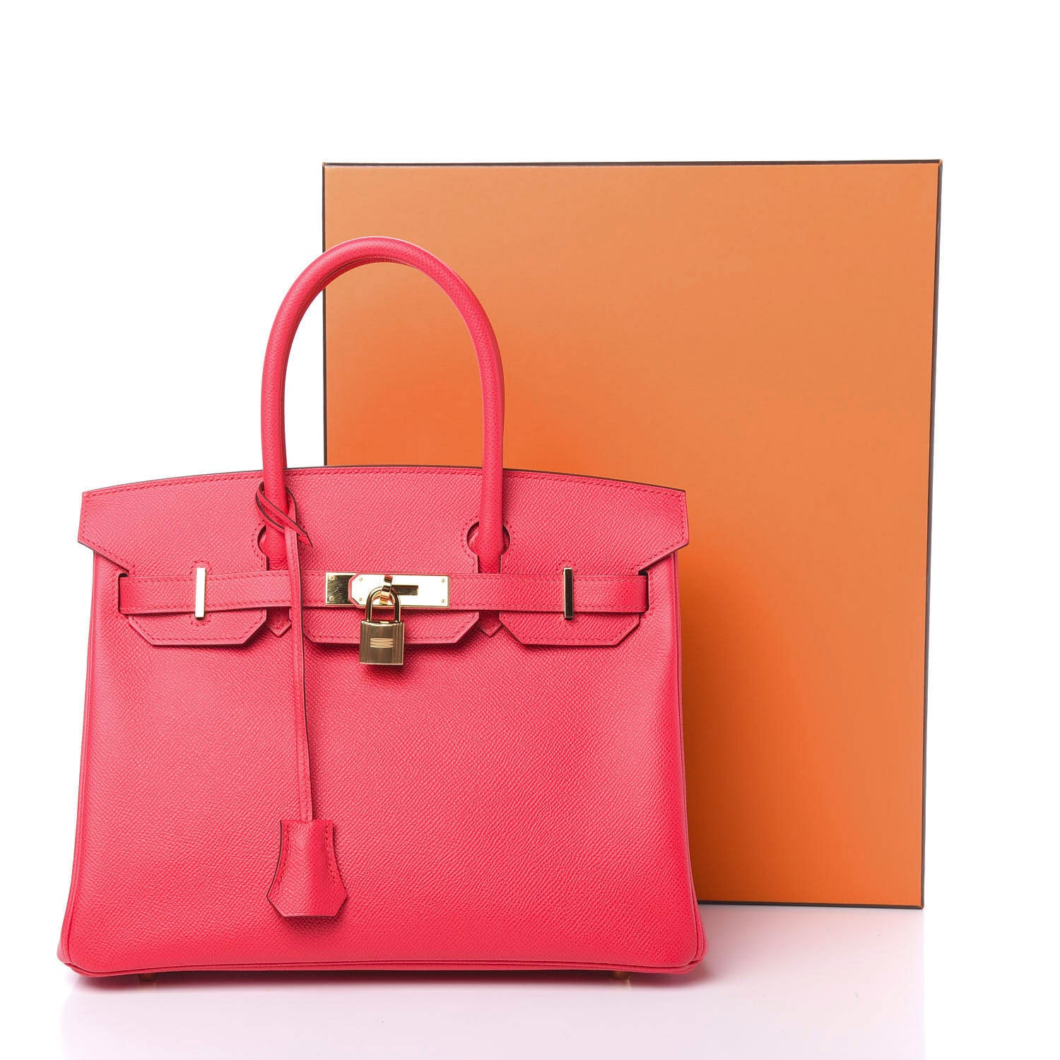 Hermes Epsom Birkin 30 Rose Extreme 40 of 40