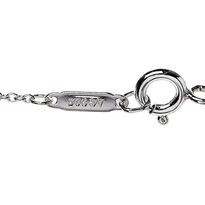 Tiffany Sterling Silver Blue Sapphire Enchant Heart Key Pendant Necklace 7 of 7