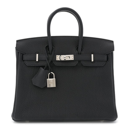 Hermes Togo Birkin 25 Black 1 of 11