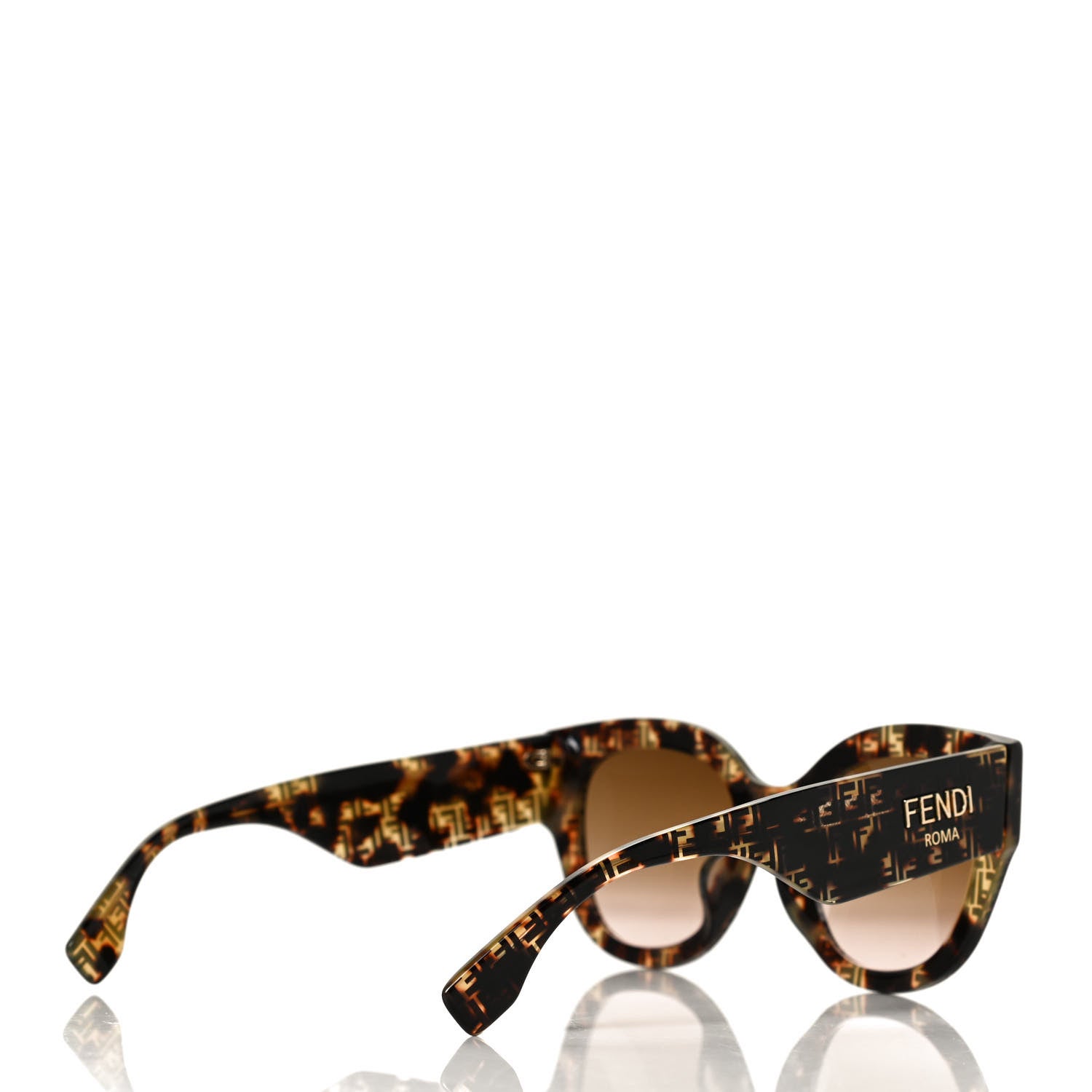 Fendi Acetate FF 53mm Sunglasses 0452/F/S Tortoise 4 of 7