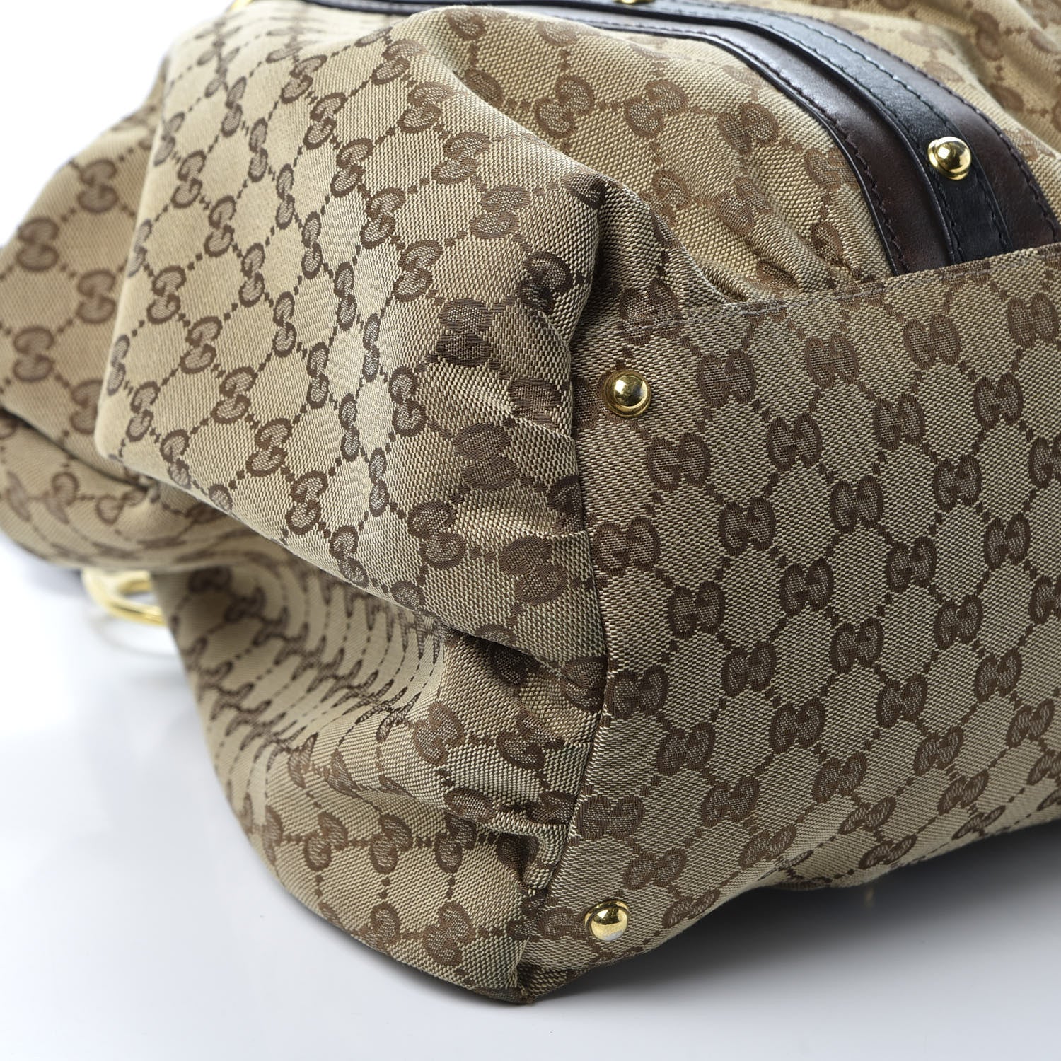 Gucci Monogram Medium Interlocking Icon Tote Dark Brown 5 of 9