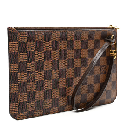 Louis Vuitton Damier Ebene Neverfull MM GM Pochette 3 of 7