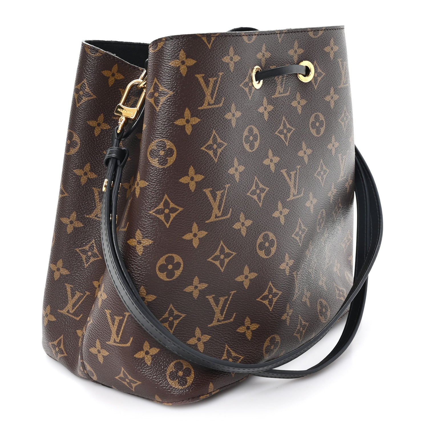 Louis Vuitton Monogram Neonoe MM Black 3 of 9