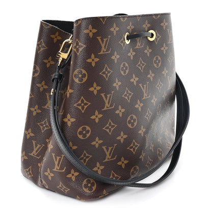 Louis Vuitton Monogram Neonoe MM Black 3 of 9