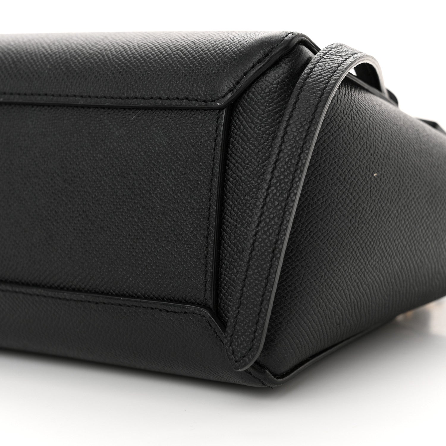 Celine Grained Calfskin Nano Belt Bag Black 10 of 12