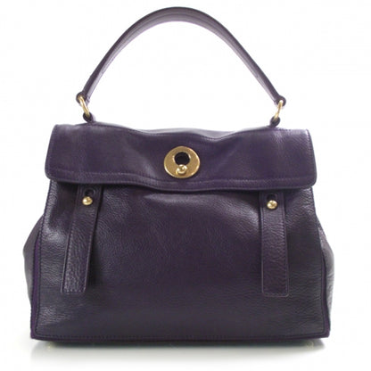 Saint Laurent Leather Muse Two Dark Magenta 1 of 11