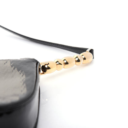 Christian Dior Patent Trotter Maris Pearl Shoulder Bag Black 23 of 26