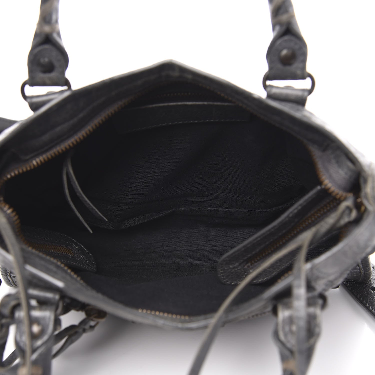 Balenciaga Agneau Classic Hardware Mini City Gris Tarmac 5 of 12