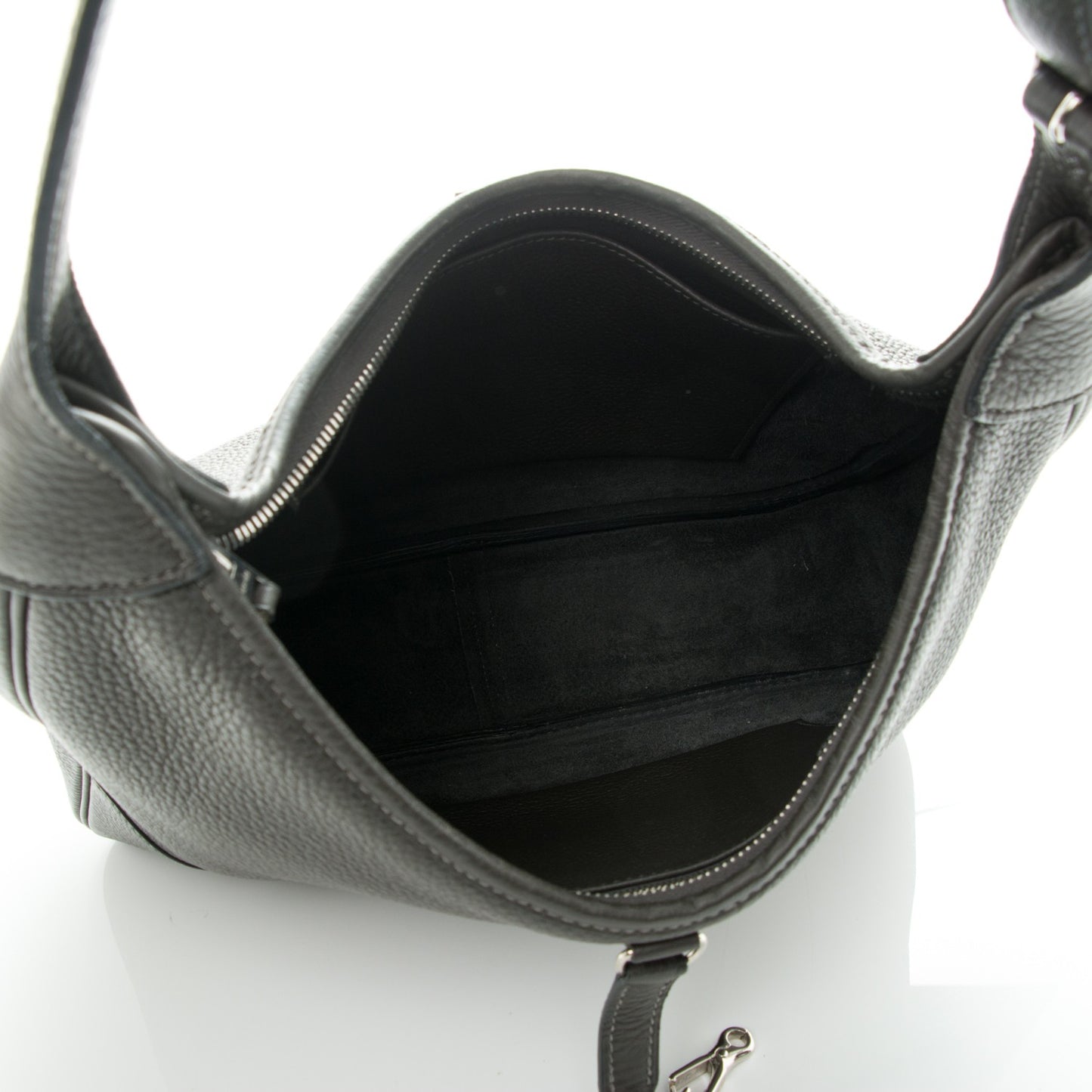Taurillon Clemence Trim II 35 Shoulder Bag Graphite