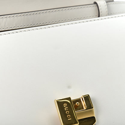 Gucci Calfskin Mini Sylvie Top Handle Bag White 12 of 12
