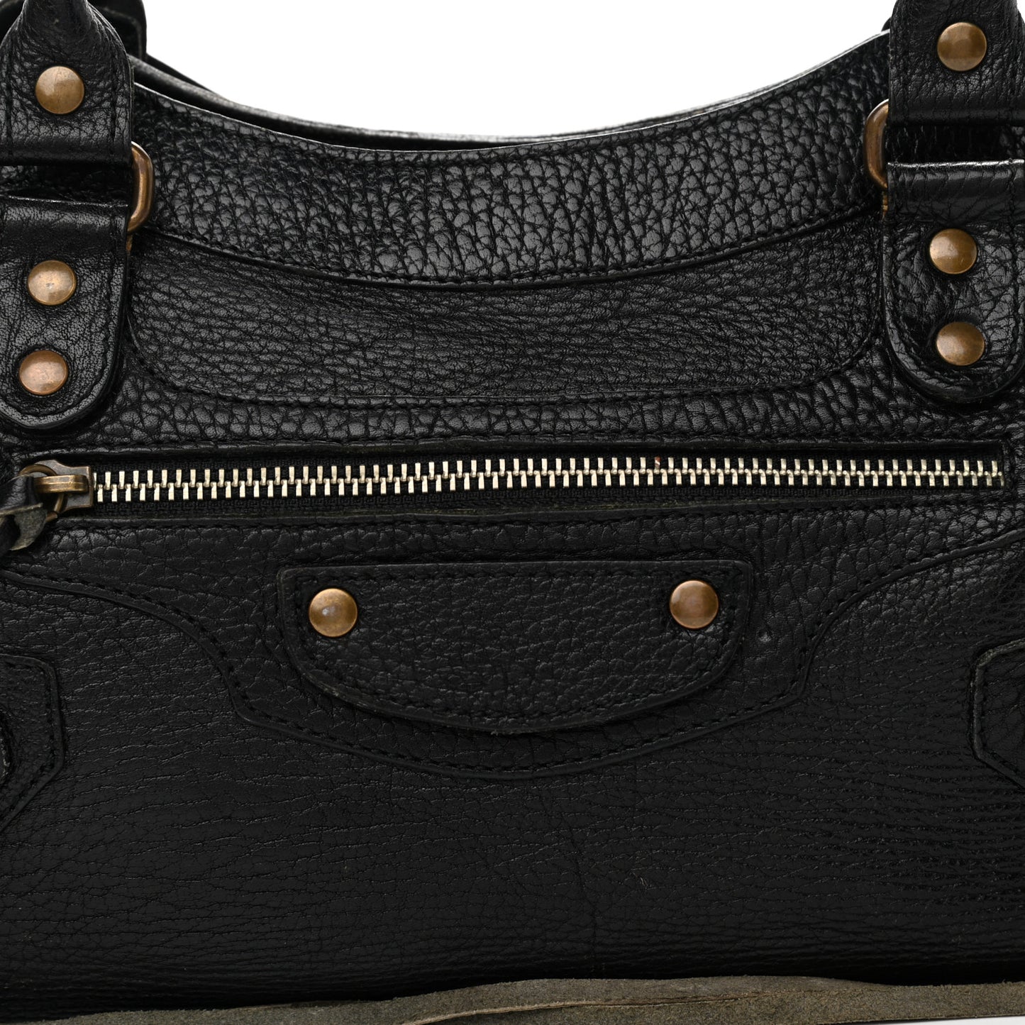 Pebbled Caribou Classic Hardware First Black
