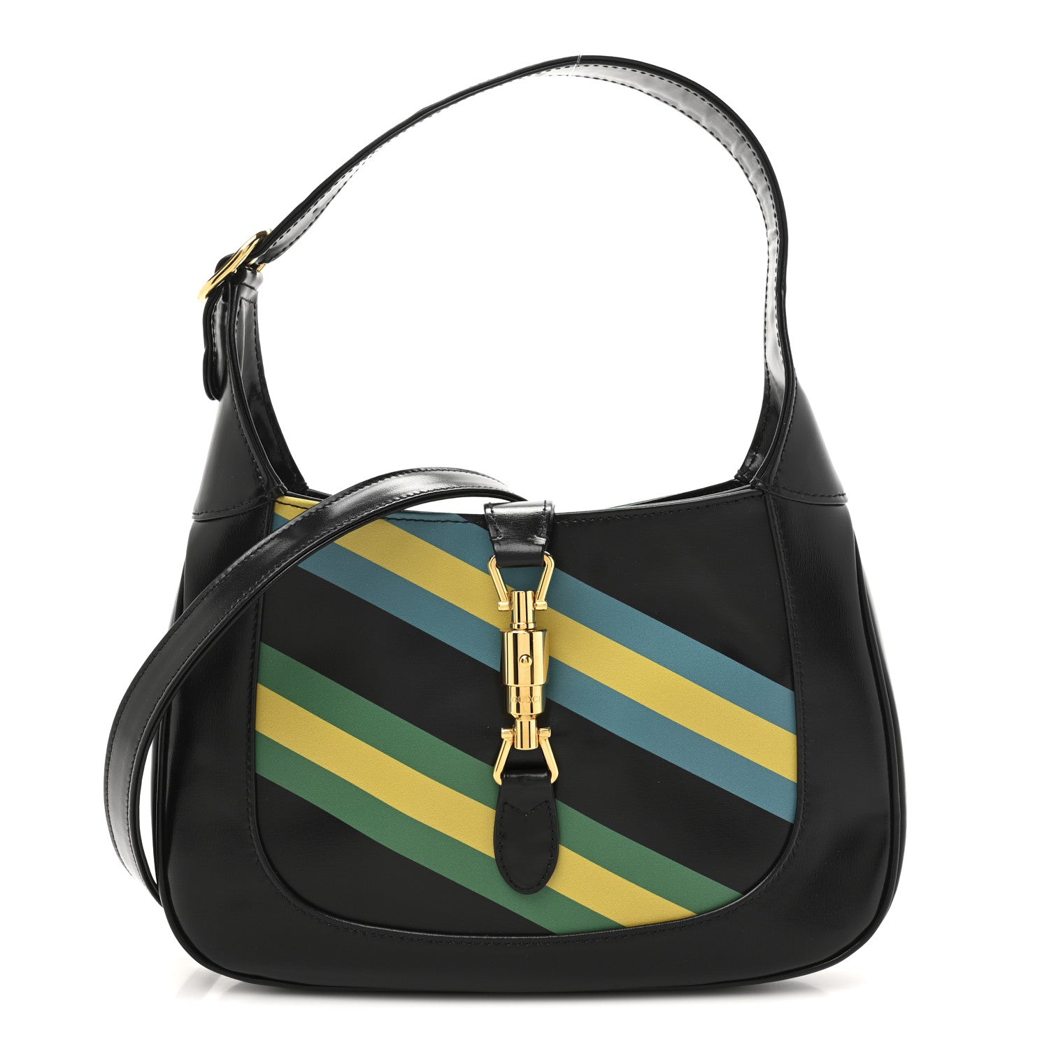 Gucci Boarded Dyana Lux Calfskin Centum Small Jackie 1961 Hobo Black ...