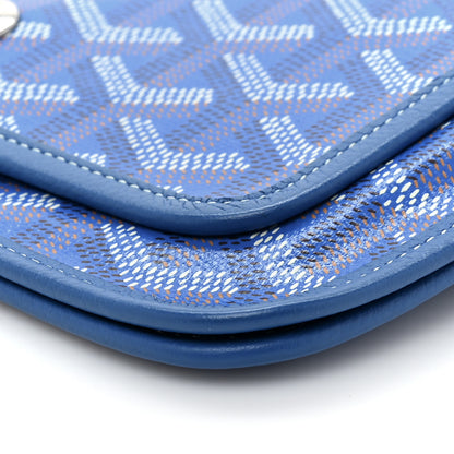 Goyard Goyardine Plumet Wallet Clutch Sky Blue 9 of 10