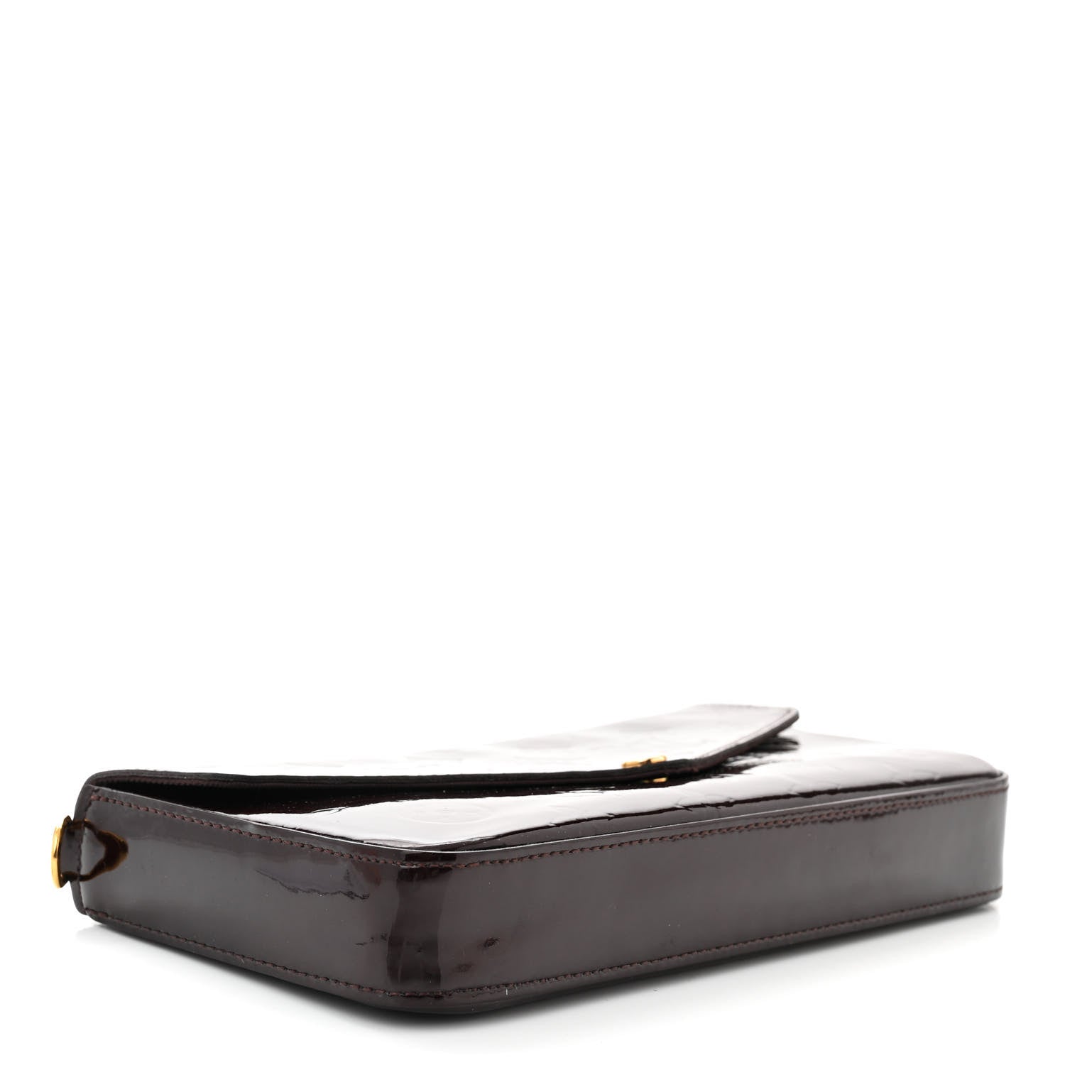 Louis Vuitton Vernis Pochette Felicie Chain Wallet Amarante 5 of 11