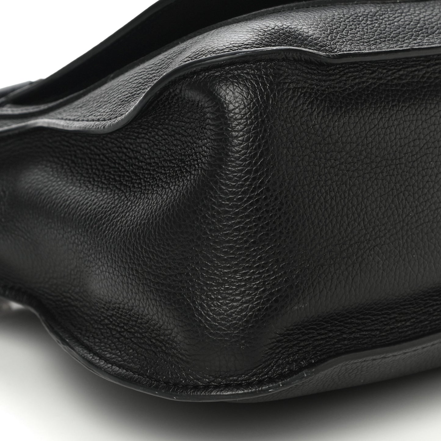 Calfskin Medium Marcie Satchel Black