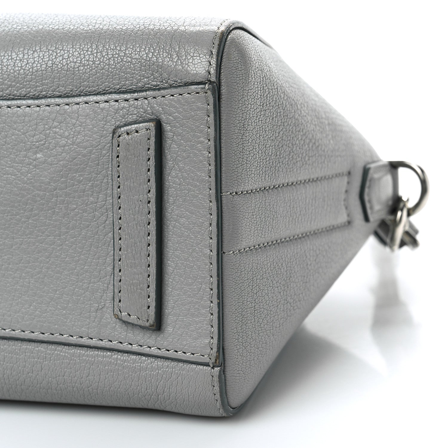 Givenchy Sugar Goatskin Mini Antigona Pearl Grey 7 of 10