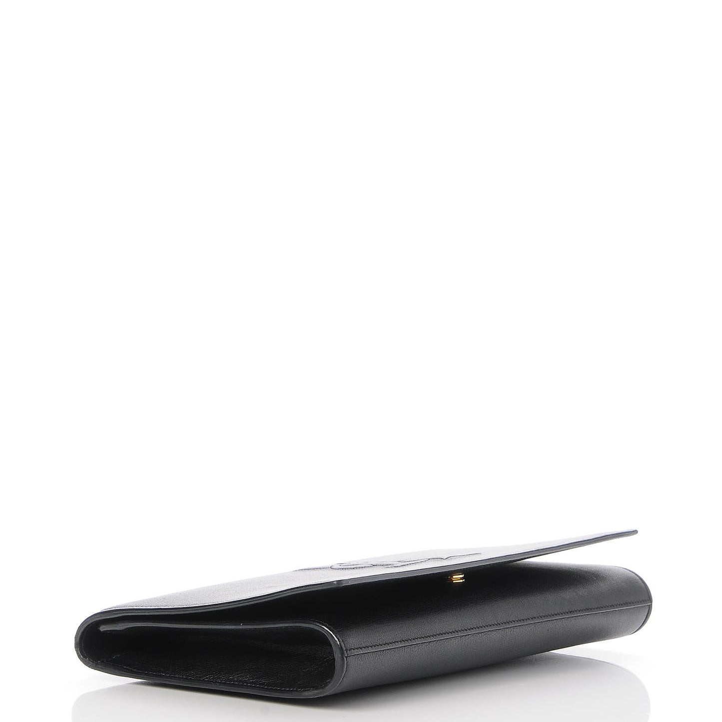 Calfskin Monogram Large Belle De Jour Clutch Black