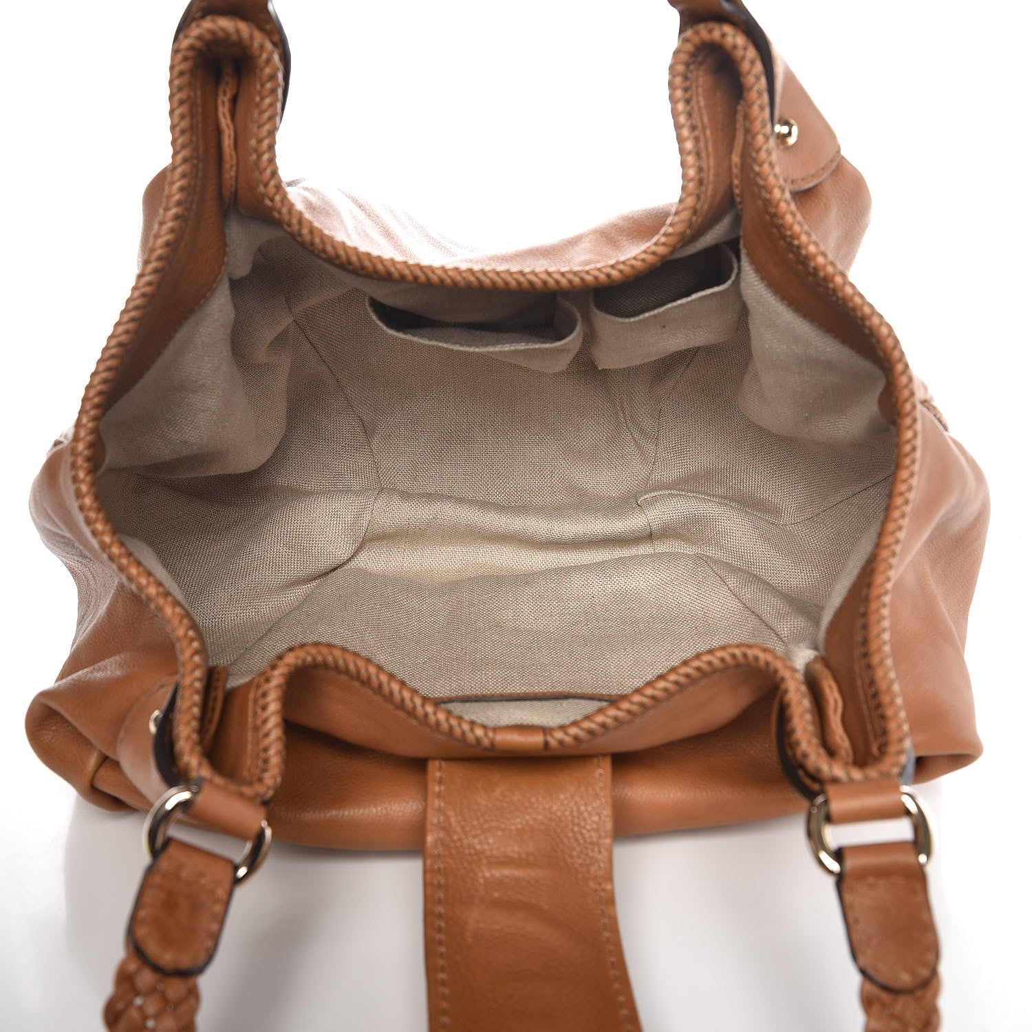 Gucci Pebbled Calfskin Medium Marrakech Shoulder Bag Camel 5 of 12