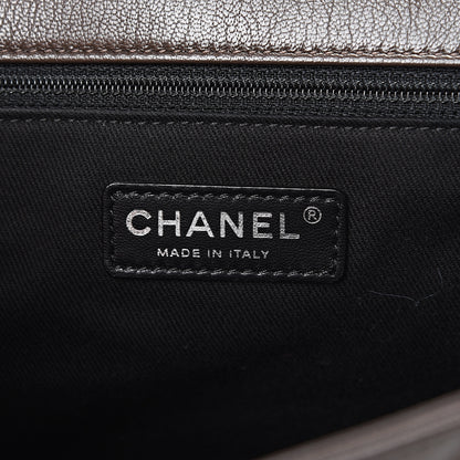 Chanel Metallic Goatskin Large City Rock Flap Brown 5 of 10