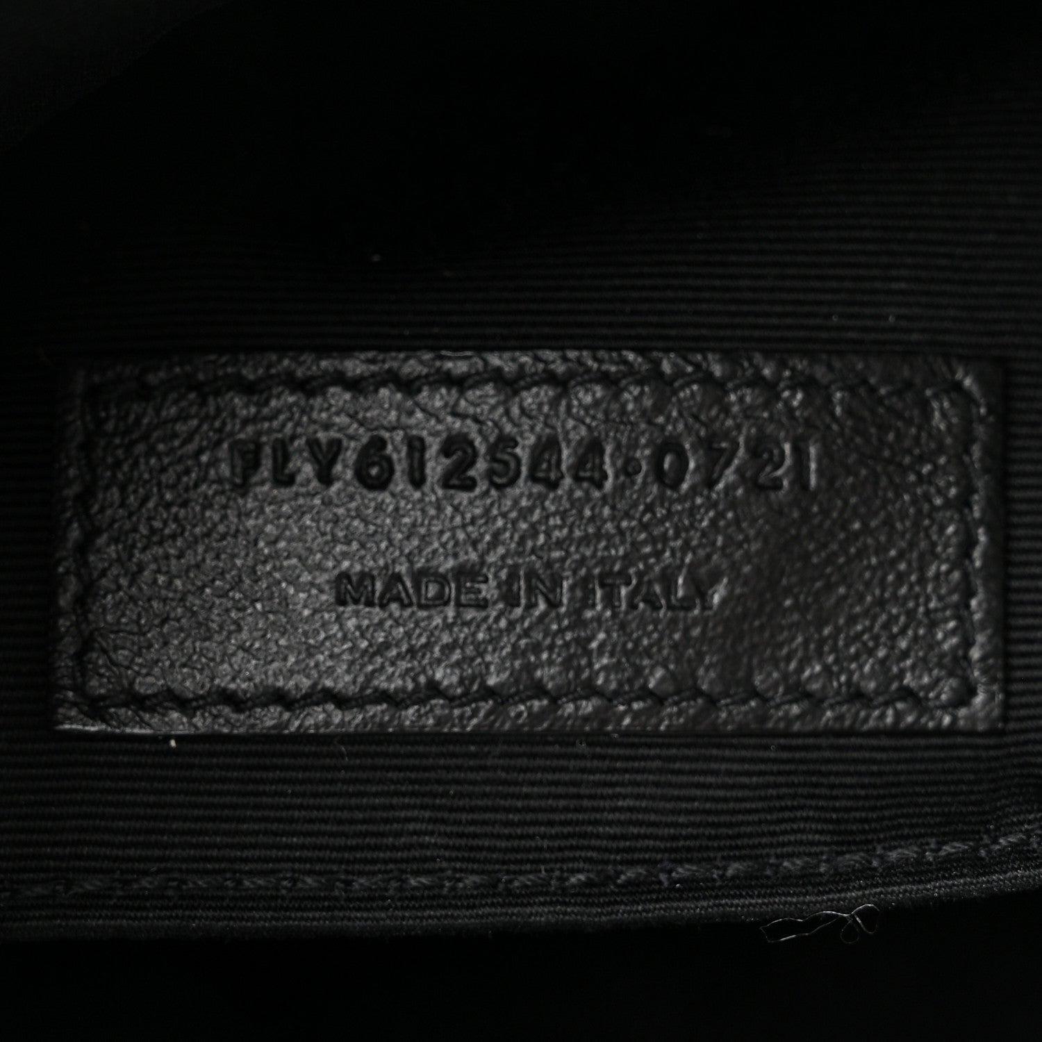 Saint Laurent Calfskin Matelasse Monogram Lou Camera Bag Navy 7 of 10