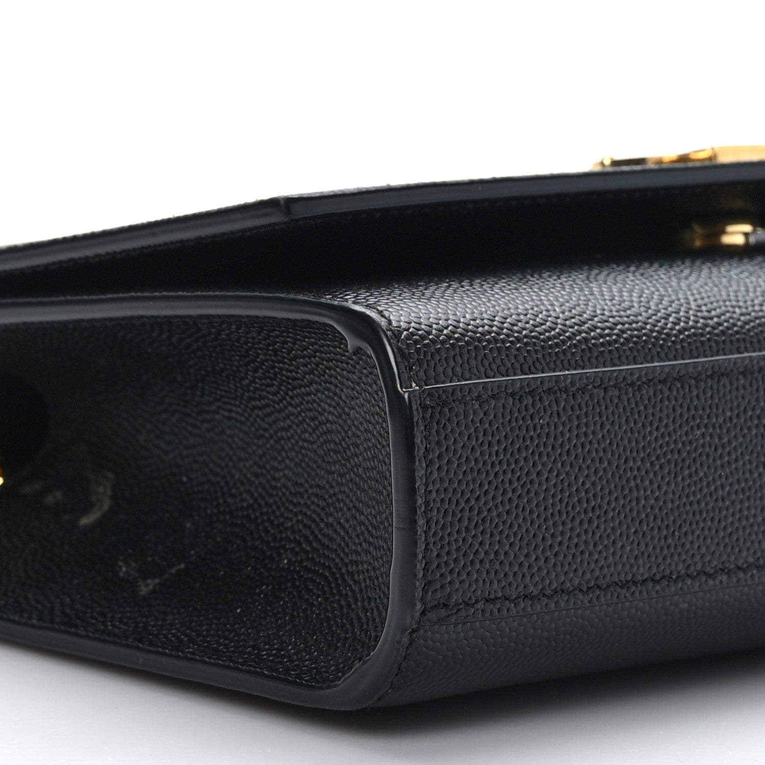 Saint Laurent Grain De Poudre Small Monogram Kate Satchel Black 7 of 8
