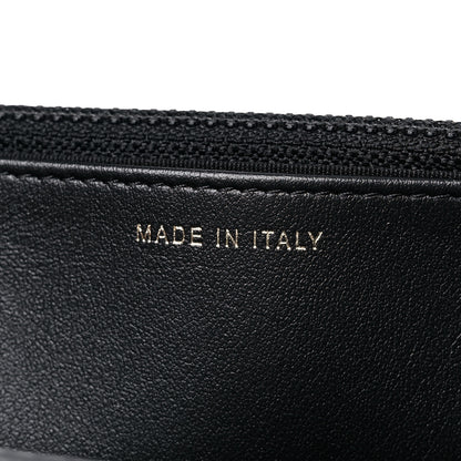 Chanel Caviar Quilted CC Filigree Wallet On Chain WOC Black 7 of 11