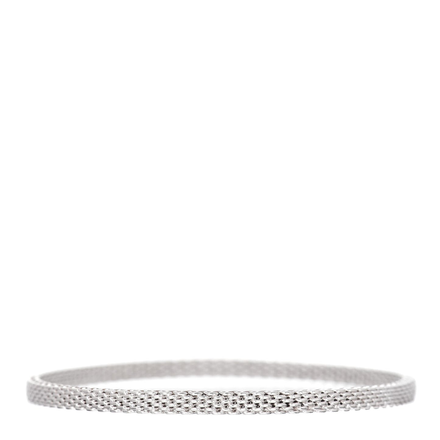 Sterling Silver Narrow Somerset Mesh Bangle Bracelet