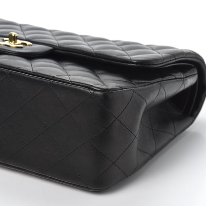 Chanel Lambskin Quilted Jumbo Double Flap Black 6 of 9