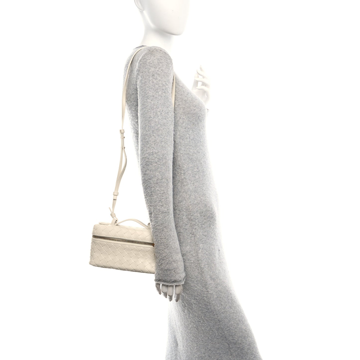 Calfskin Intrecciato Bang Bang Vanity Case Sea Salt
