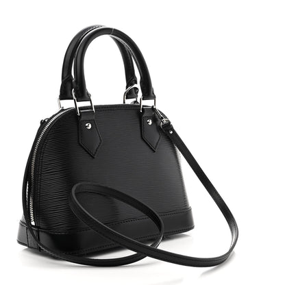 Louis Vuitton Epi Alma BB Black 3 of 9