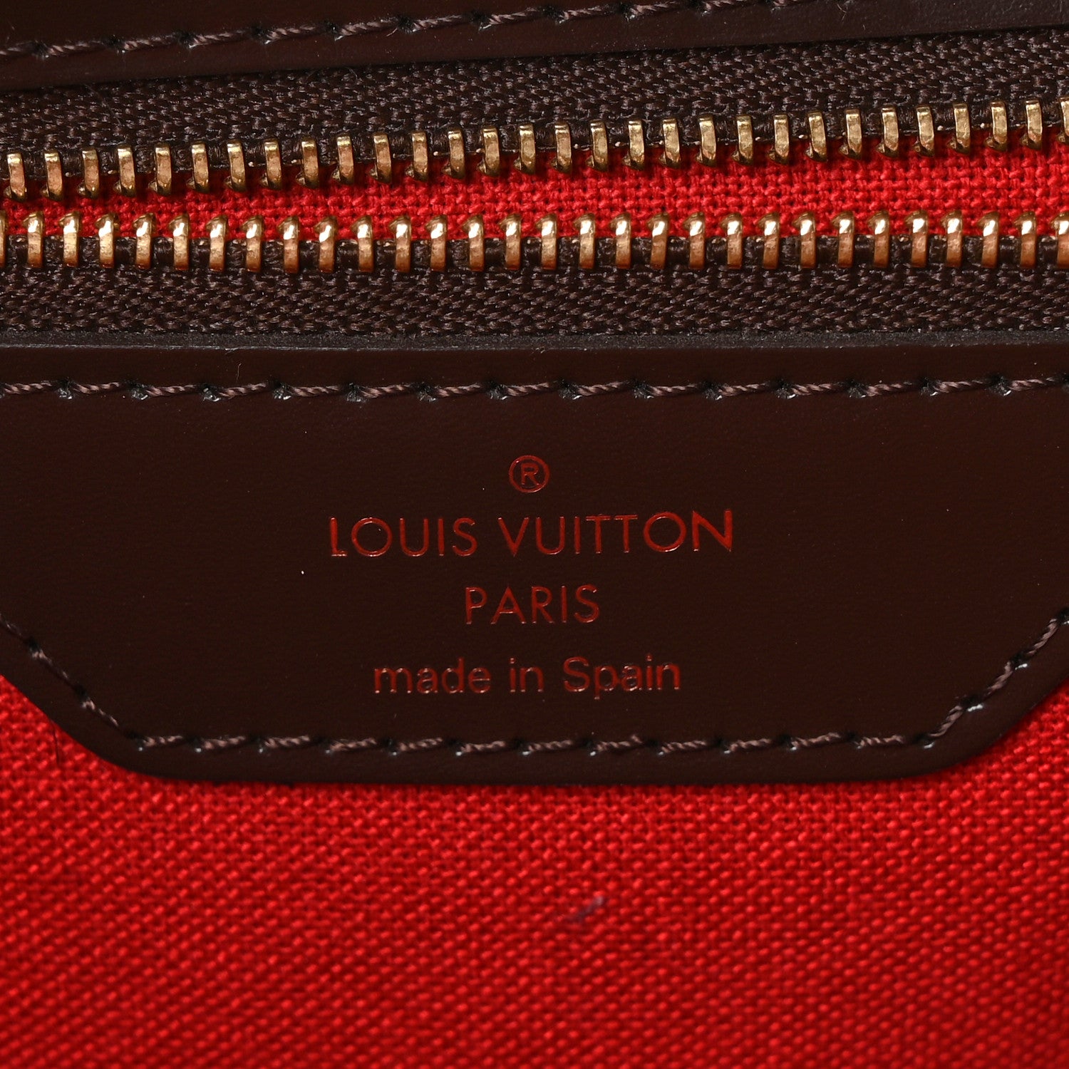 Louis Vuitton Damier Ebene Cabas Rivington 6 of 10