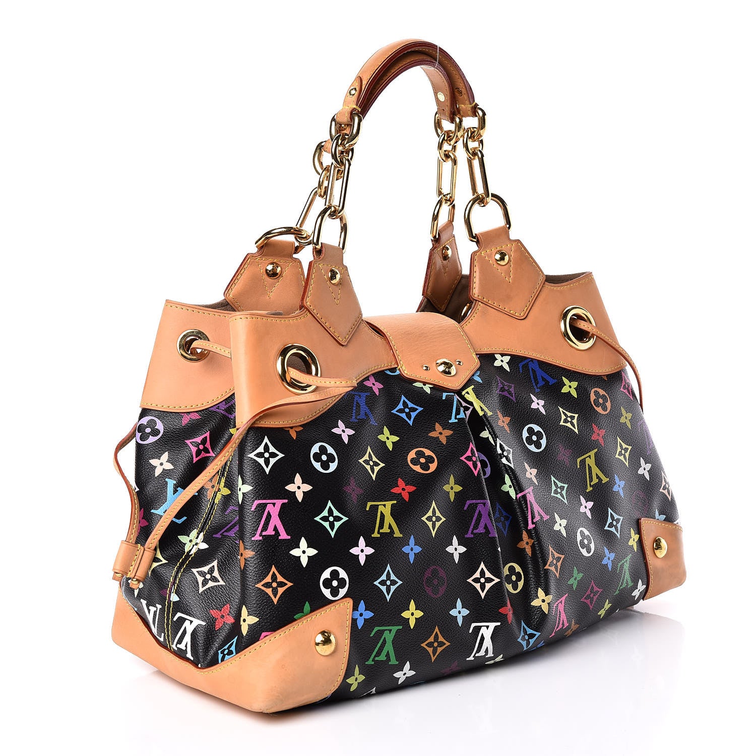Louis Vuitton Monogram Multicolor Ursula Black 3 of 8