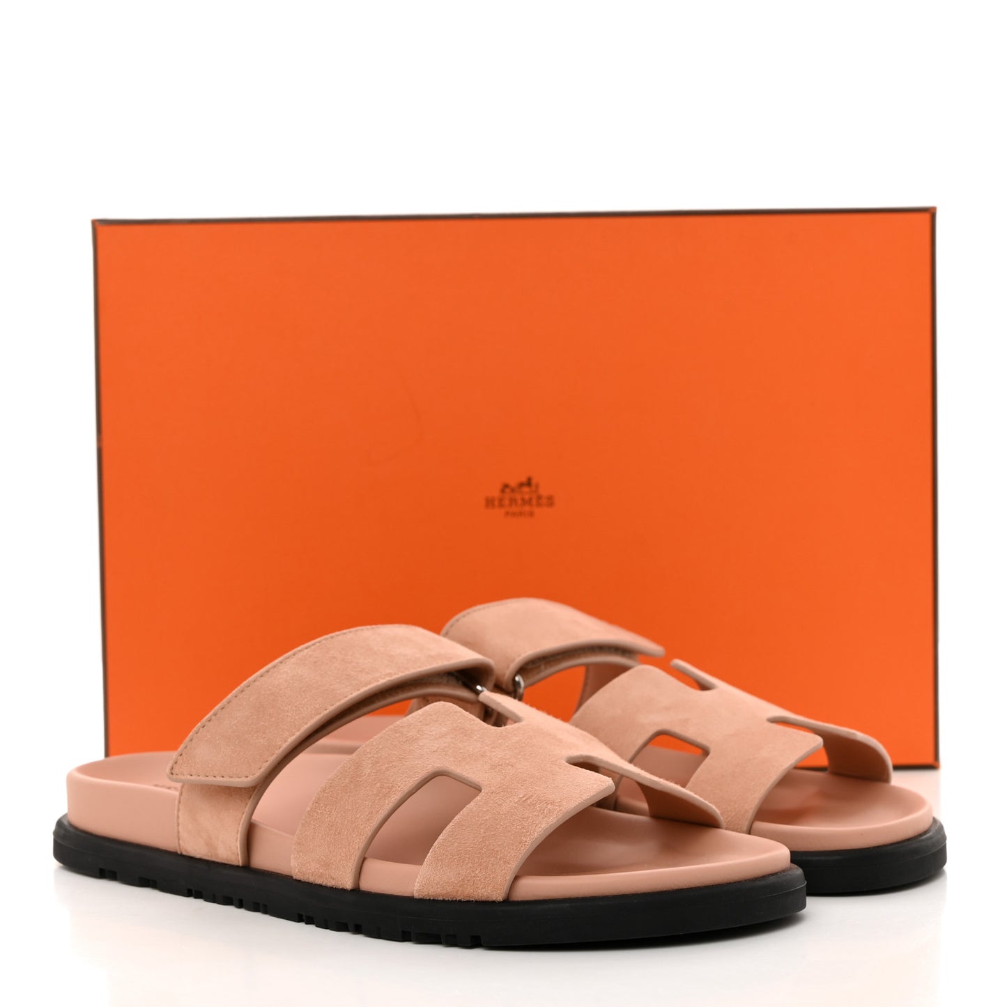 Suede Goatskin Womens Chypre Sandals 37.5 Nude