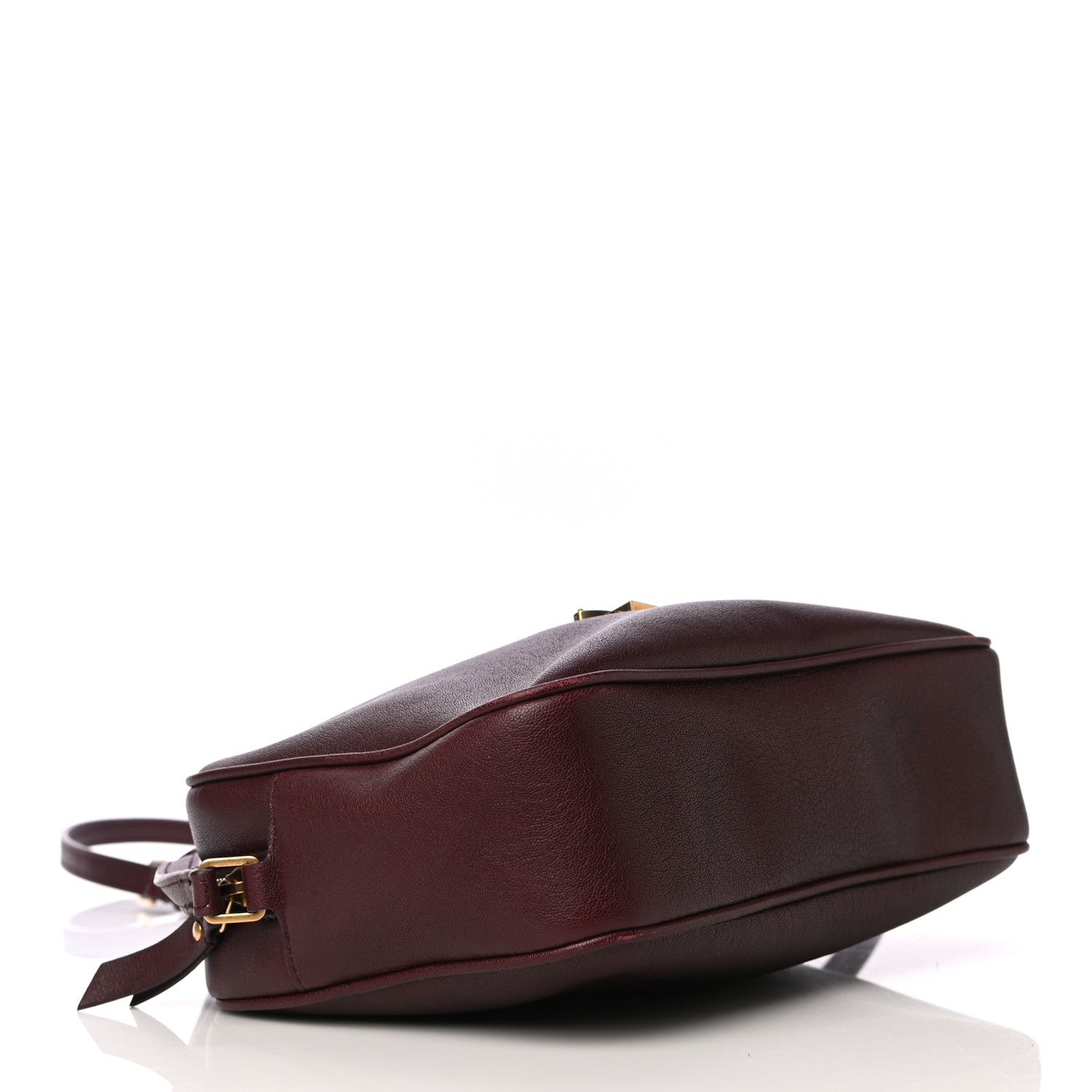 Saint Laurent Lambskin Monogram Lou Camera Bag Burgundy 4 of 11